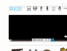 Tablet Screenshot of graziemedia.com